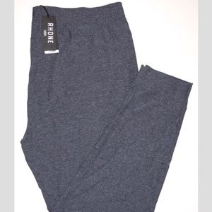 New Rhone Reign All Around Blue Heather Elastic Waist Drawstring Jogger Size XXL